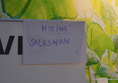 A note showing how much companies are looking for people. Many companies in the sector are experiencing labour shortages.